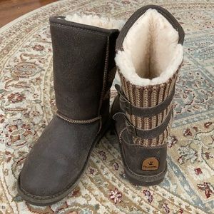 Bearpaw women brown boots 7